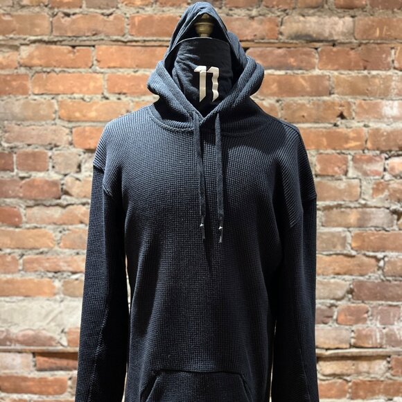 11 by Boris Bidjan Saberi “SP9” Waffle Knit Hooded Pullover - Picture 1 of 7
